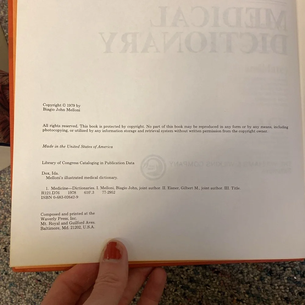 Vintage antique hardcover medical book - timeless resource and cool collectible - Picture 4 of 7